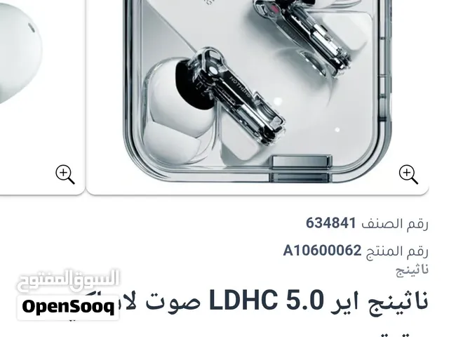 سماعة بلوتوث nothing air  نضيف مستعمل