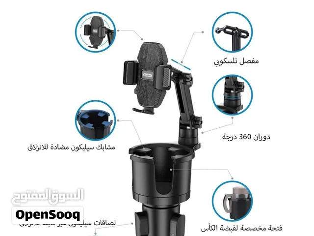 السعر 5 شامل التوصيل مستعمل حامل هاتف للسيارة 2 في 1