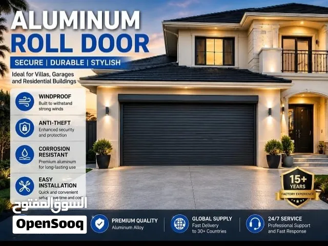 WALL GUARD RUBBER BUMBER BLOCK PVC CURTAIN ,رولينج شتر باب الجراج ANTIBCOLLISION STRIP AVLAIBLE .