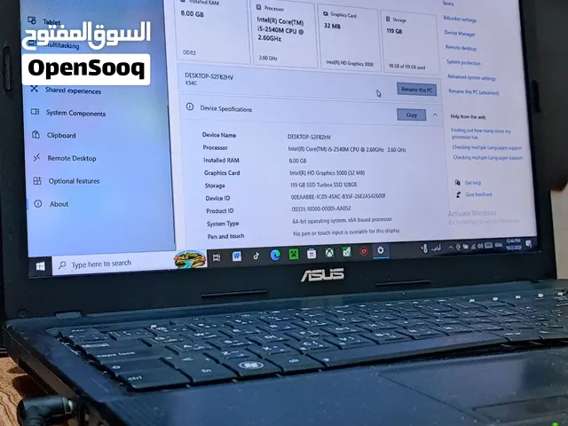 لابتوب ASUS للبيع اقره الوصف
