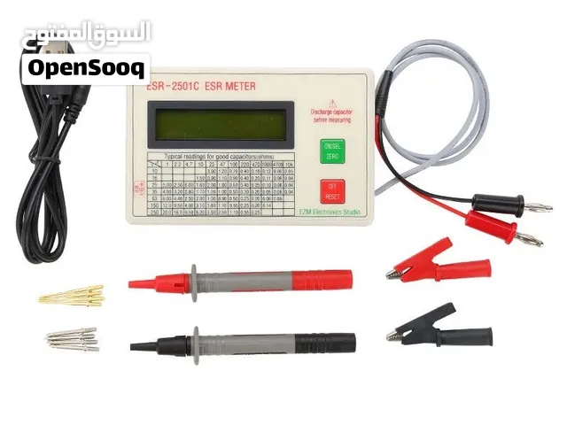 جهاز ESR-2501C ESR METER الأصلي من شركة EZM Electronics Studio الجهاز الأقوى لفحص المكثفات