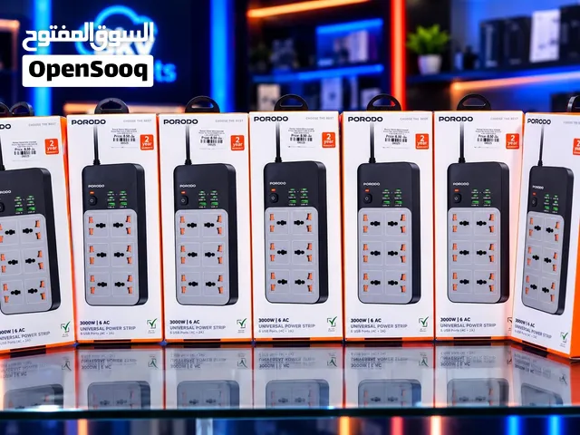 Brand New Porodo 3000W Power Strip in Oman Fast Charging
