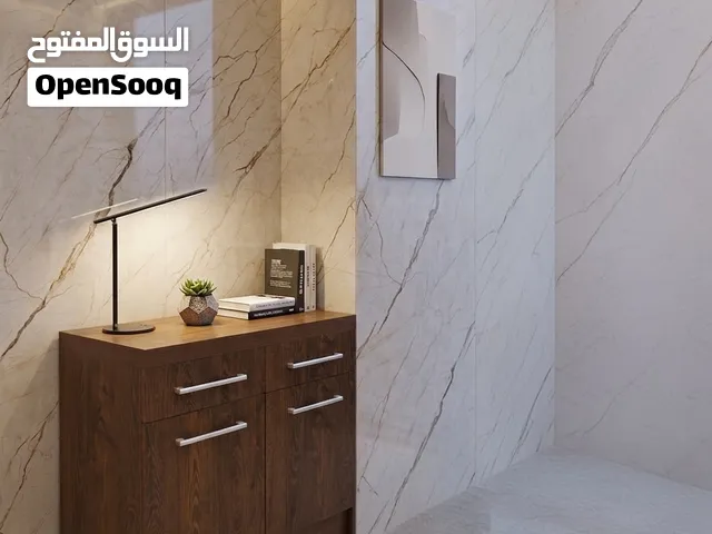 ملحق ميز جانبي خشب متوفر بلونين
