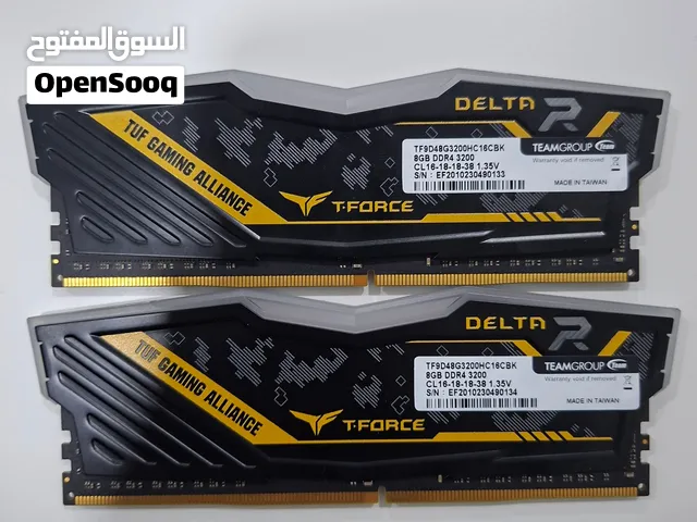 For sale T-Force Ram 16GB 3200Mhz
