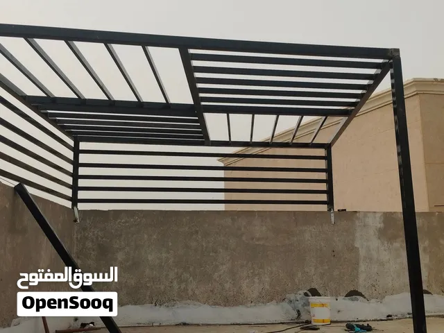 هناجر مستودعات  قرميد استراحات مضلات سيارات برجوالات