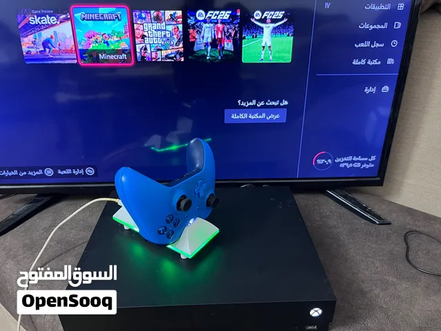 اكس بوكس ون اكس  الغني عن التعريب بقوتو  مع ايد وحدة اصلية لون مميز وشاحن وبطارية هدية للأيد