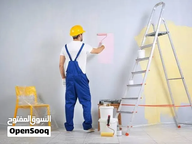 معلم دهانات وبويات مصري بتبوك لتنفيذ اعمال الدهانات