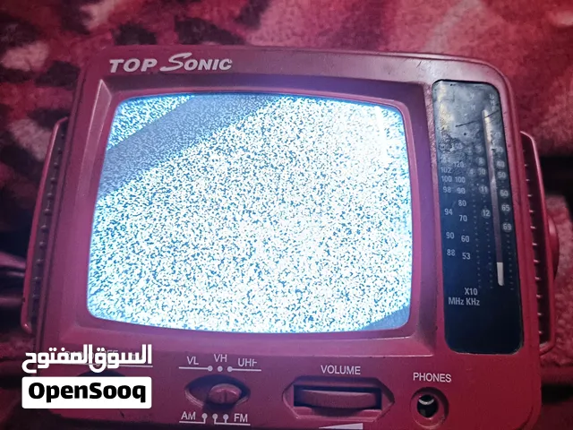 Top Sonic Model TS-301, which is a 5.5-inch (14 cm) portable black-and-white television combined wit