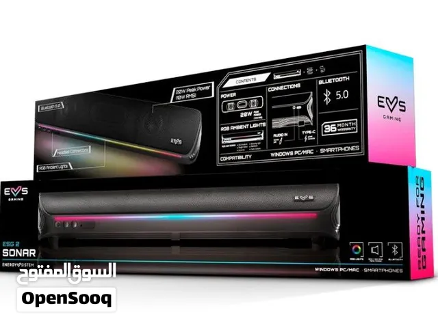 EVS Sonar RGB Gaming Soundbar — سماعات للجيمنج ولهواة التاثيرات الصوتية اثناء اللعب