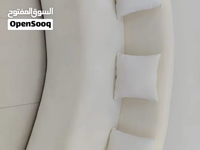 6 seater custom made luxury sofa set with round table