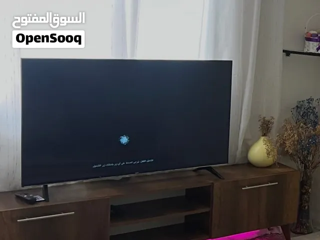 بلازما حجم 55 ع نت كلش نضيفه + ميز مال بلازما سعر 450 شامل الميز والبلازما