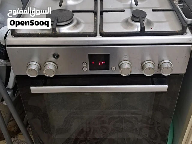 فرن غاز اربع رؤوس مع قدر ضغط كهربائي جديد