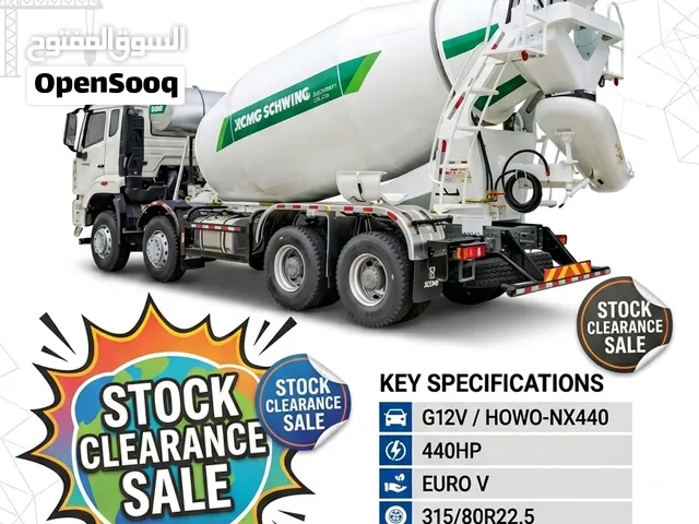 XCMG TRUCK MIXER FOR STOCK CLEARANCE SALE