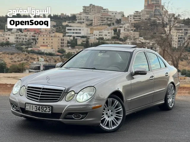 مرسيدس E200 فل كامل 2007 إليجانس غرغوريه بحال الوكاله كت AMG أصلي بالكامل فحص كامل
