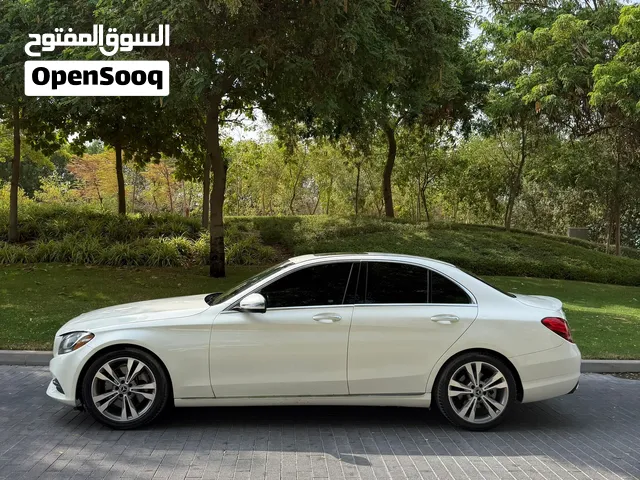 مرسيدس C300 ابيض 2018 اول مالك في الدولة