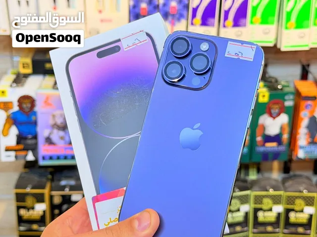 ايفون 14 برو ماكس شرق اوسط ذاكره 256 بطارية 91 ضمان 5 ايام استبدال في حال وجود اي مشكله او عطل