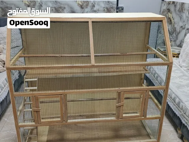 قفص طيور حب جديد للبيع الطول 120والعرض 120والارتفاع 55