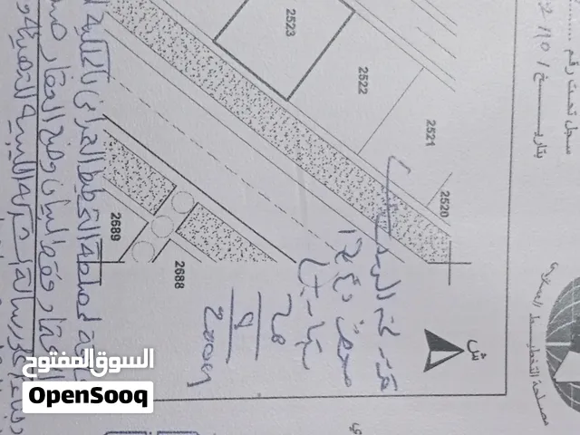 ارض في مخطط الشباب حي المهيب