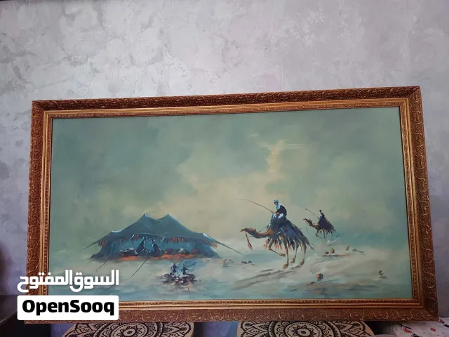 لوحة زيتية أصلية للفنان الأردني جورج شتيوي