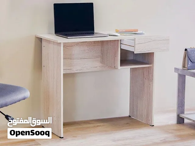 مكتب دراسي مودرن خشب فاتح، بدرج ورف تخزين، أنيق وعملي للعمل والدراسة في البيت.*.          .      ...