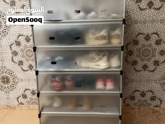 منظم الأحدية7 طوابق منظومة الأحدية بلون الأبيض