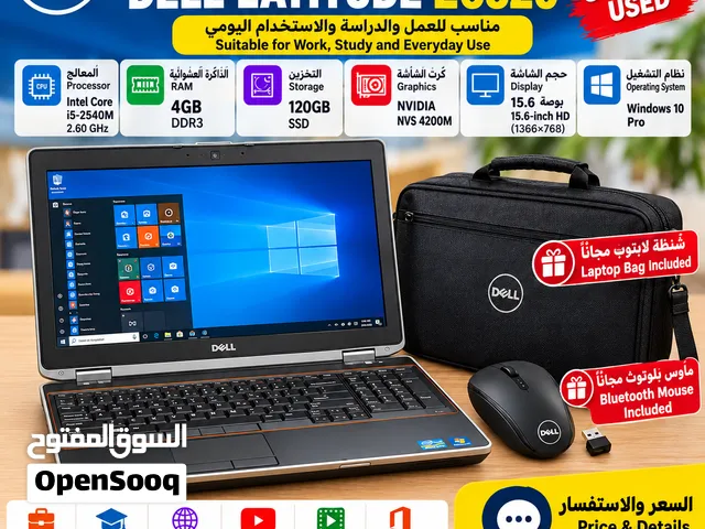 USED DELL LAPTOP FOR SALE,Dell Latitude E6520 — Reliable & Durable
