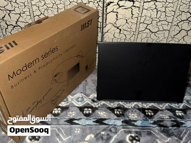 لابتوب MSI Modern 14 للبيع ( مستعمل )