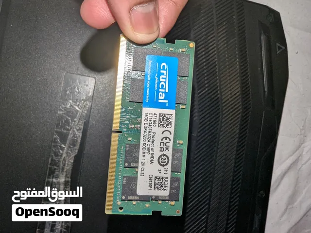 نوعين رام هينكس و كروشل في جديد ومستعمل 8gb. 16gb 3200mhz