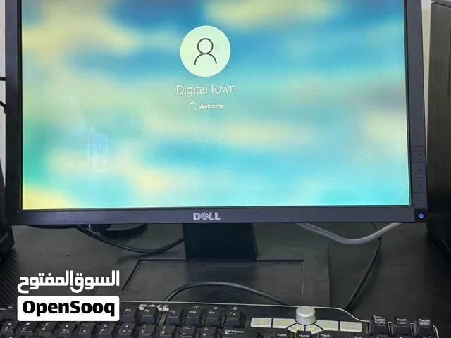 شاشة ديل اللون الأسود قياس 21 إنش استخدام بسيط للبيع