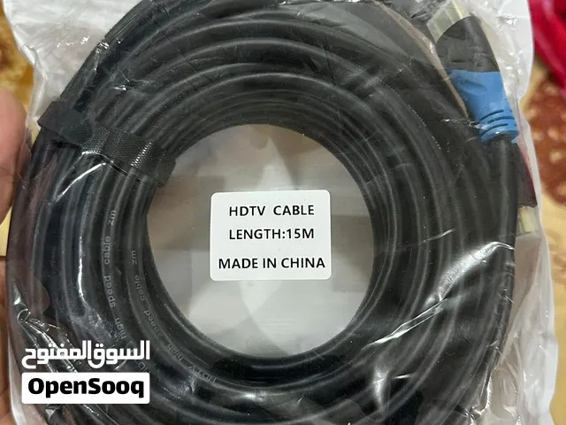 كيبل HDMI 15m 4K جديد غير مستخدم