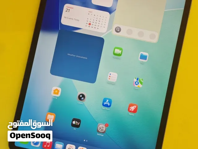 ايباد برو 12.9 4Gen A12Z 128GB رمادي بطارية 97% مستعمل كالجديد