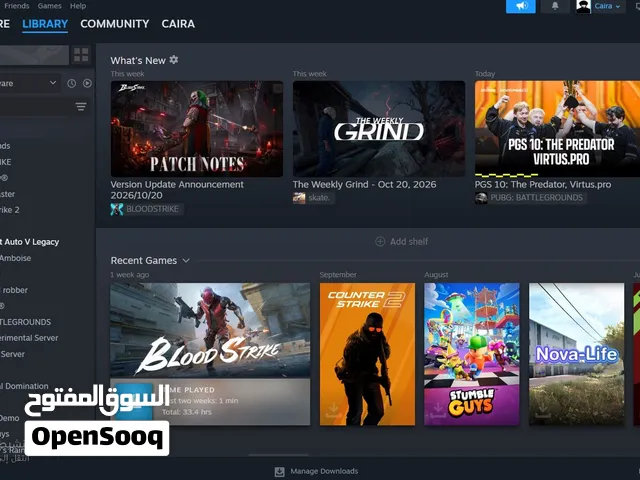 متوفر كميه حسابات ستيم للبيع اون لاين