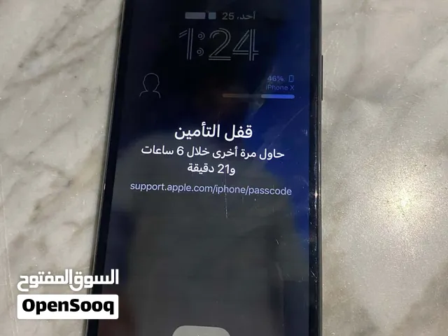 اسلام عليكم ايفون اكس عادي مغير شاشه ومغير بتريه والشفره شغاله واضاوات قاعدات سعر 400