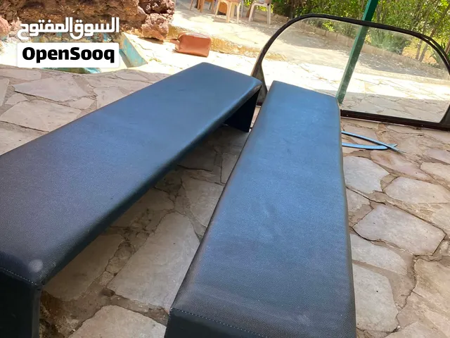 كراسي بوكس طويل وحاجز وسط زجاجي و ألمنيوم لباص هونداي H100