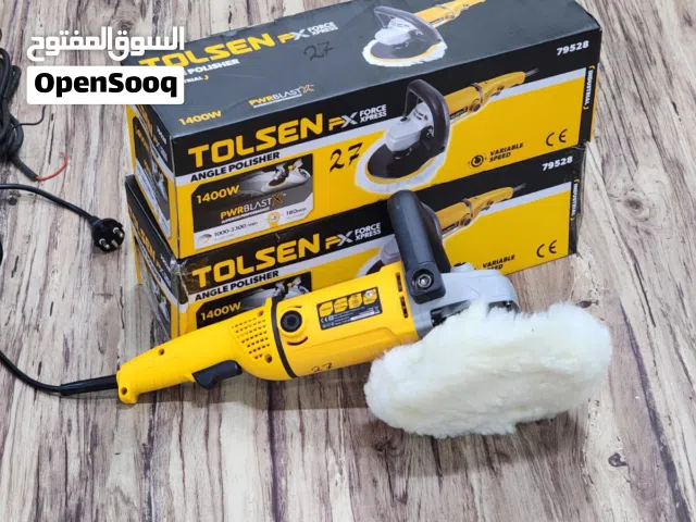 مكينة بوليش تلميع سيارات سنفرة سيارة شركة تولسين الاصلية جلندر دريل البوليش