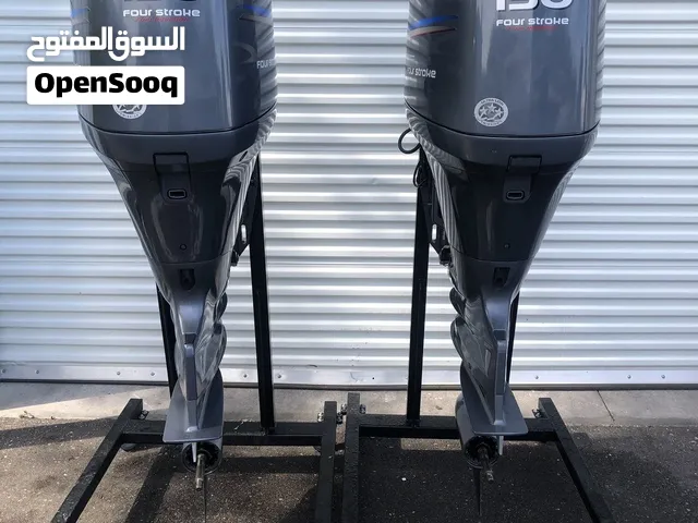 Pair 2014 Yamaha 150hp 4 Stroke 25” Outboard Motor