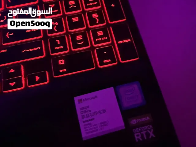 للبيع لابتوب HP OMEN 15 Gaming بمواصفات قوية وكرت RTX وأداء ممتاز استعمال نضيف وجديد