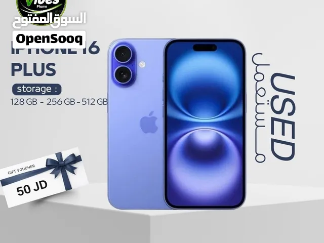 IPHONE 16 PLUS ( 128GB ) USED /// ايفون 16 بلس ذاكره 128 مستعمل وكاله