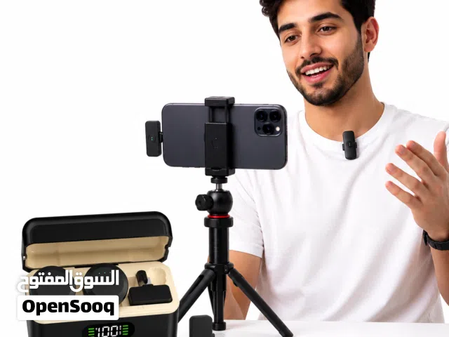 ميكروفون لاسلكي احترافي 2.4G يمنحك صوتاً واضحاً ونقياً