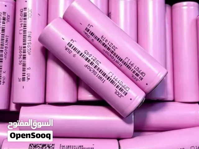 بطاريات ليثيوم .18650.3.7v مستعمل نظيف  140 حبه البيع كل العدد