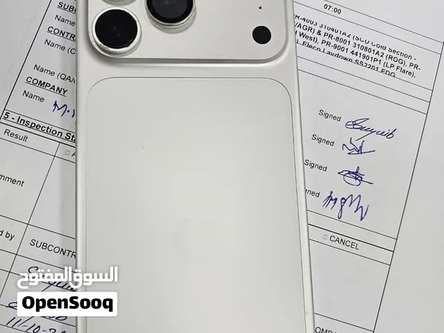 IPhone 17pro max 4500 SAR with 99% charge. Including cable Adapter Original bill box.