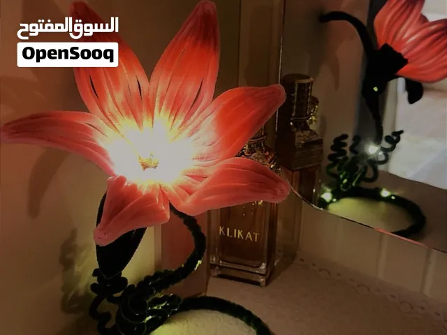 أباجورة الوردة اليدوية