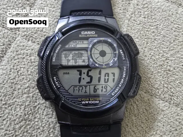 ساعتين كاسيو وتايمكس نضيفات ومضمونات بدون ملحقات