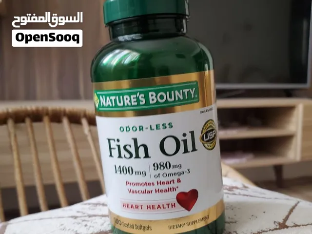 مكمل غذائي زيت السمك (Fish Oil 1400 mg)