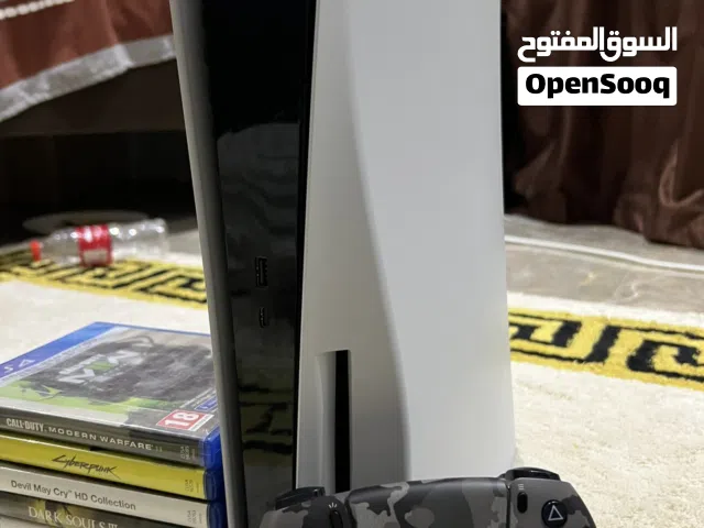 � بلايستيشن 5 (PS5) إصدار الأقراص مع يد كاموفلاج – بحالة ممتاز لاتفوت العرض!
