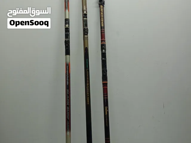 قصبات صيد سمك سيرف كاست دايوا كربون اسود  وارد اليابان تشيل أوزان 4.20/4.25 متر جرمات 200جرام
