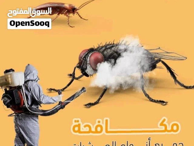 مكافحه الحشرات وزواحف خدمه 24ساعه