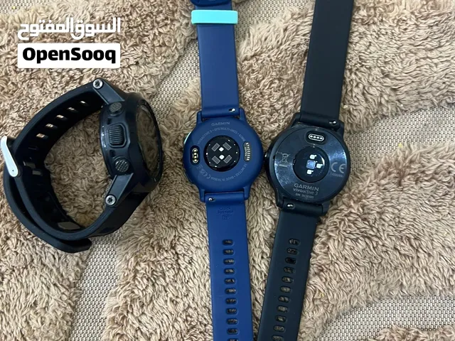 3 ساعات جارمن بحاله ممتازه يحتاجون شواحن فقط