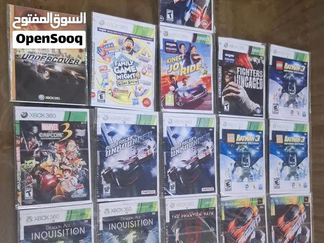 سيديات العاب منوعة للXBOX 360 ولل PS3 للبيع كلهم كامل بضاعة