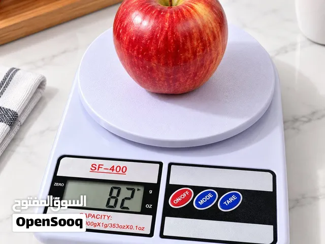 ميزان مطبخ إلكتروني 44290 - دقة 1 غرام - حتى 10كغم - شاشة LCD - g/oz - بطارية AA - Generic